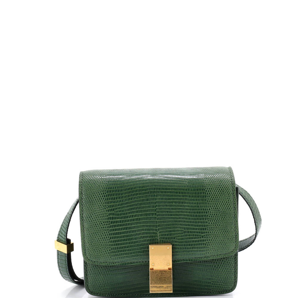Celine Small Classic Box Bag Lizard
